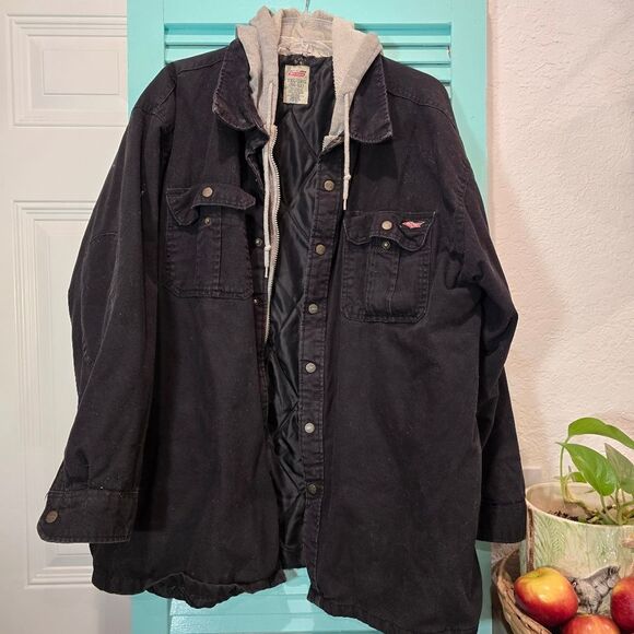 Dickies Black Hoodie Jacket - Picture 1 of 3